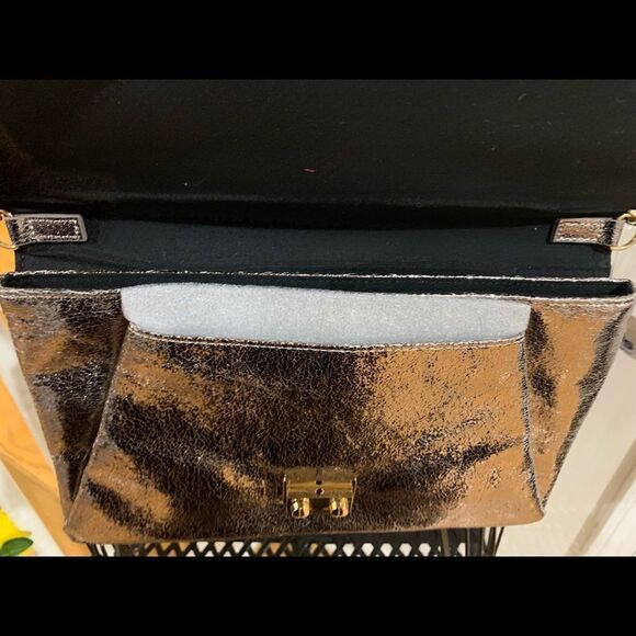 ✨Express gold envelope evening bag NWT - Picture 3 of 6